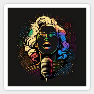 Blondie bombshell 4 Sticker